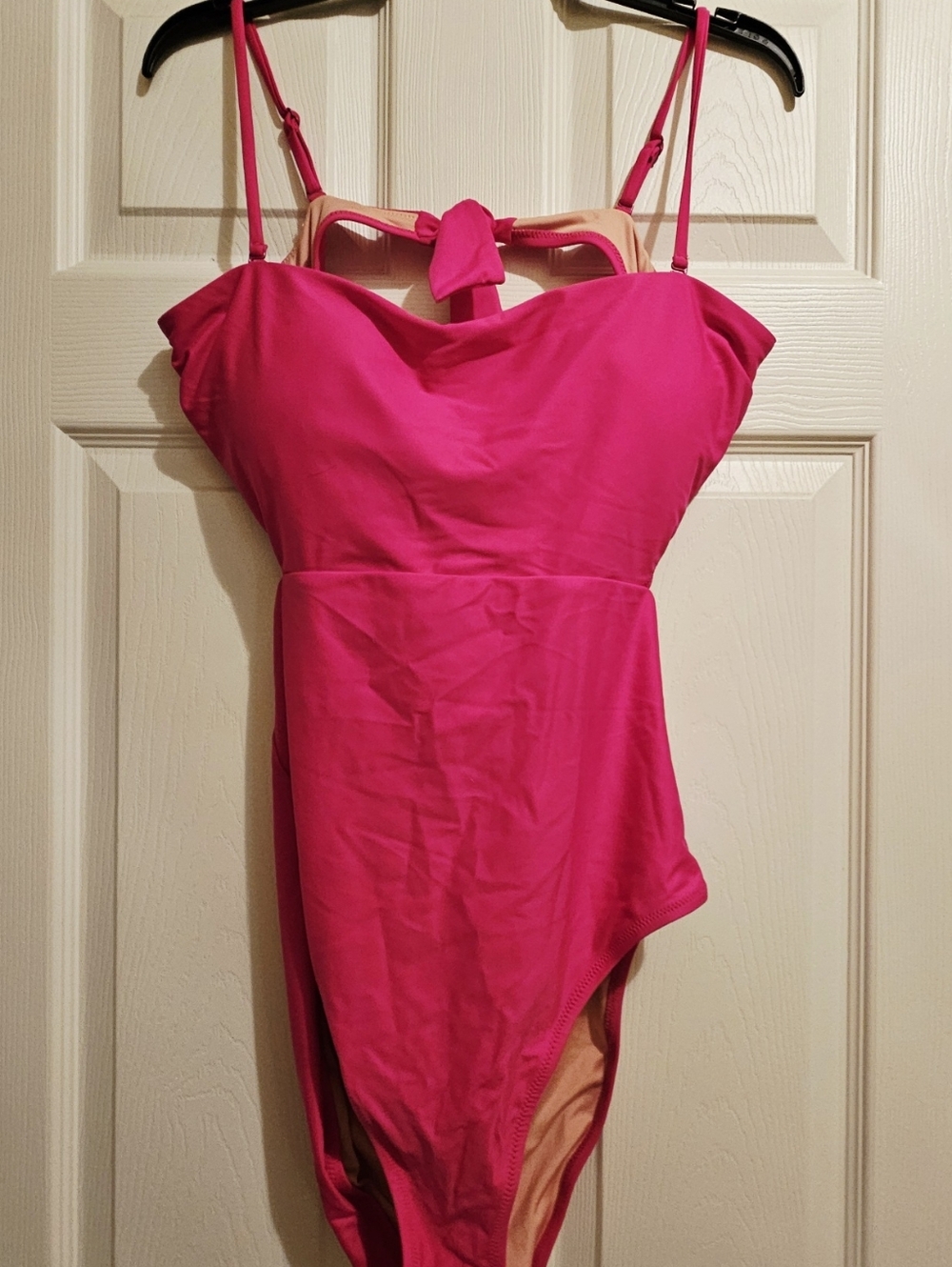 J.Crew Hot Pink One-Piece Swimsuit - Picture 3 of 7
